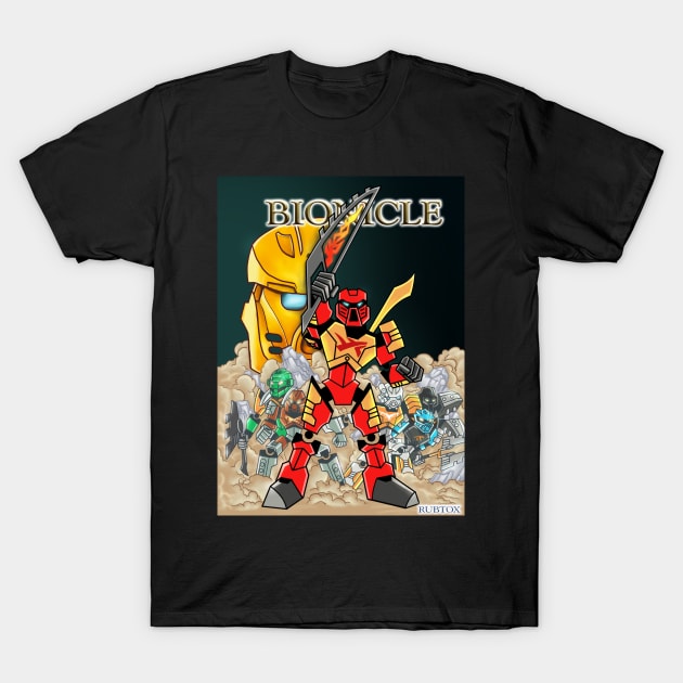 Bionicle Comic Cover 1 T-Shirt by Rubtox